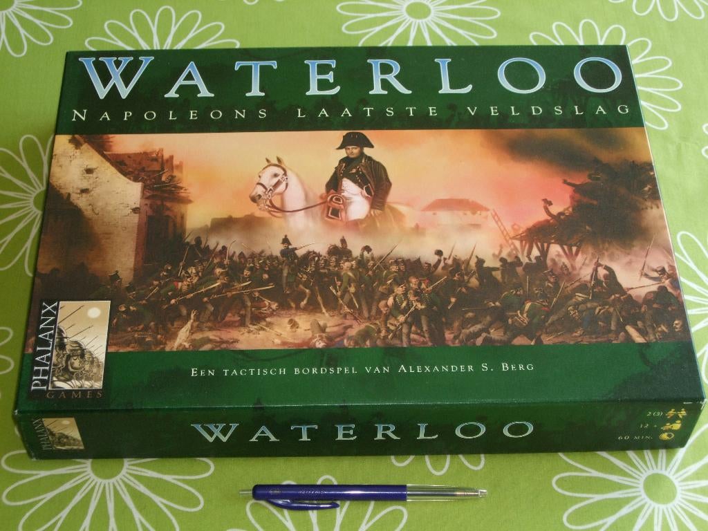Waterloo - Napoleons laatste veldslag - tactisch bordspel, Een of twee spelers, Ophalen of Verzenden, Zo goed als nieuw, Phalanx Games