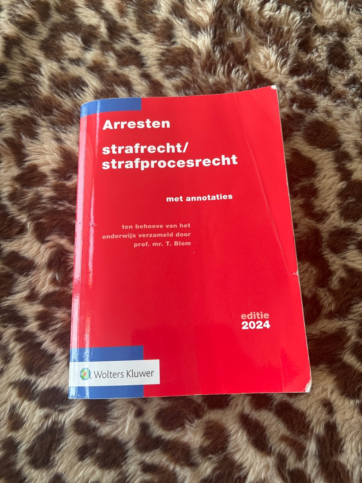 Arresten Strafrecht/Strafprocesrecht 2024 - Wolters Kluwer, Ophalen of Verzenden, Gamma, Zo goed als nieuw, WO