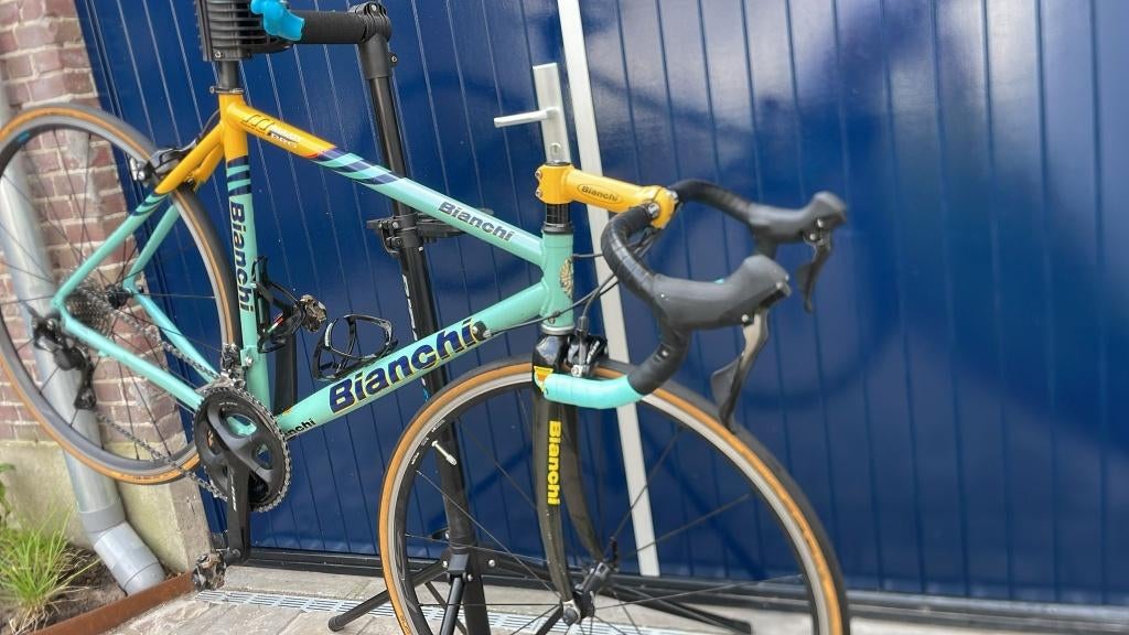 Bianchi Reperto Corse 55CM, Fietsen en Brommers, Fietsen | Heren | Sportfietsen en Toerfietsen, 28 inch, Gebruikt, Velgrem, Meer dan 20 versnellingen