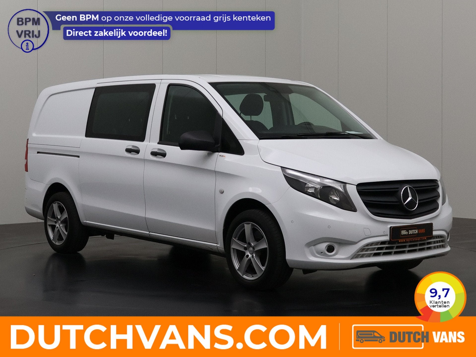 Mercedes-Benz Vito 119CDI Automaat Lang 4x4 | Navigatie | Ca, Automaat, Stof, Gebruikt, 190 pk
