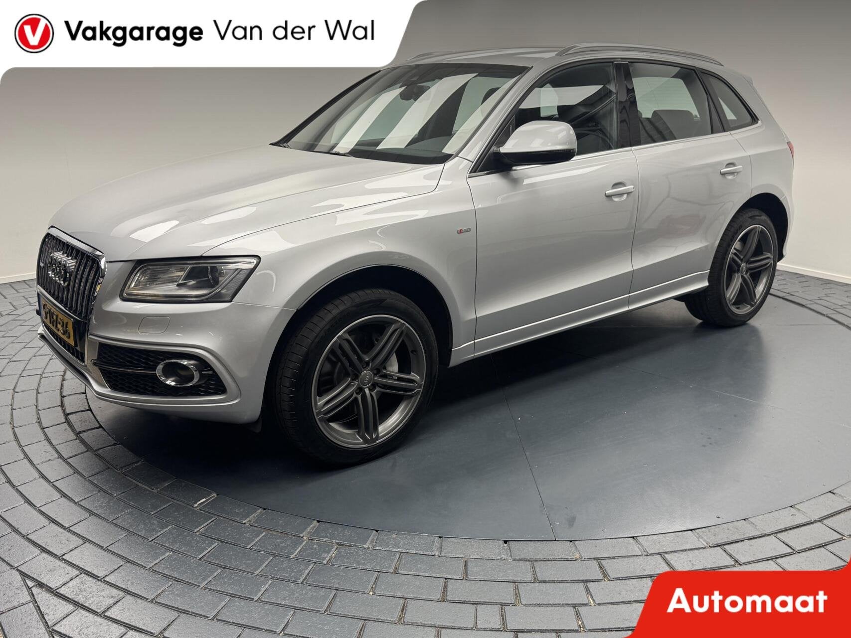 Audi Q5 3.0 TFSI Quattro S-Line Automaat-Trekhaak-Navigatie-, Auto's, Automaat, Gebruikt, 2995 cc, Leder en Stof