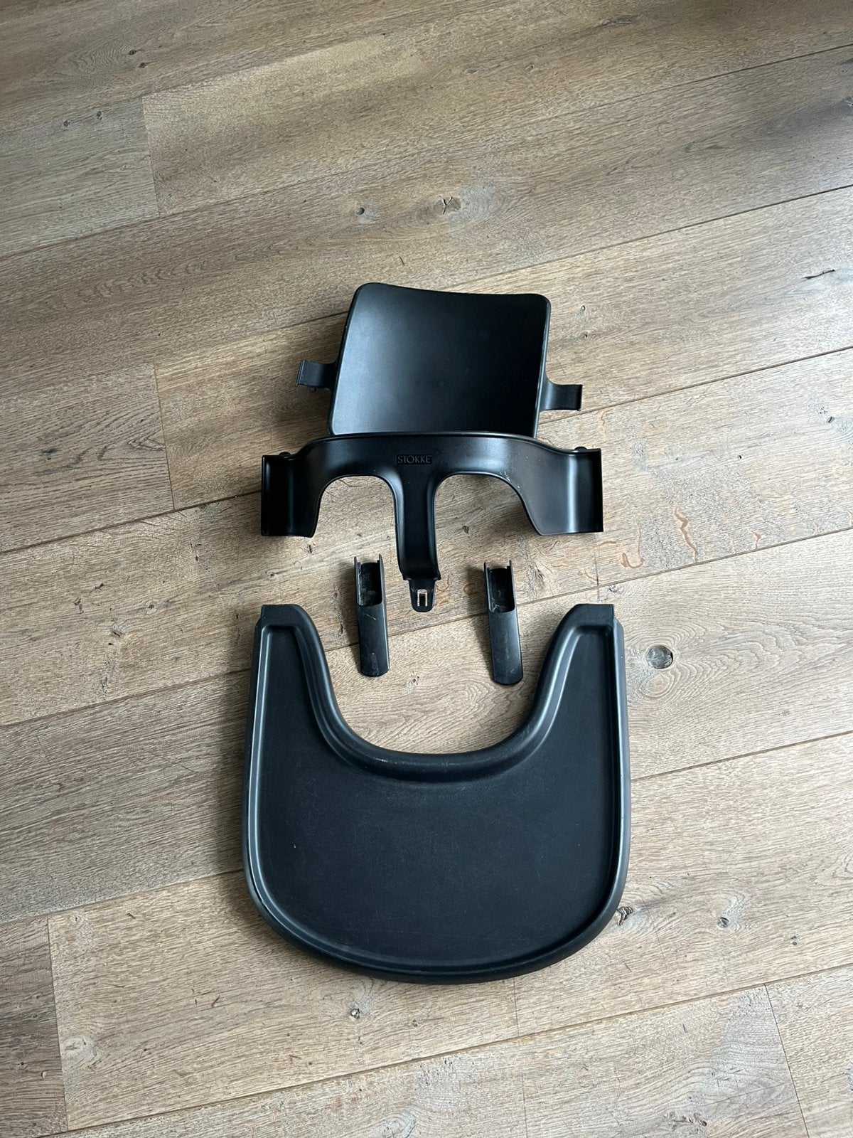 Stokke tripp trapp babyset en playtray en gliders, Kinderen en Baby's, Ophalen, Gebruikt, Meegroeistoel, Afneembaar eetblad