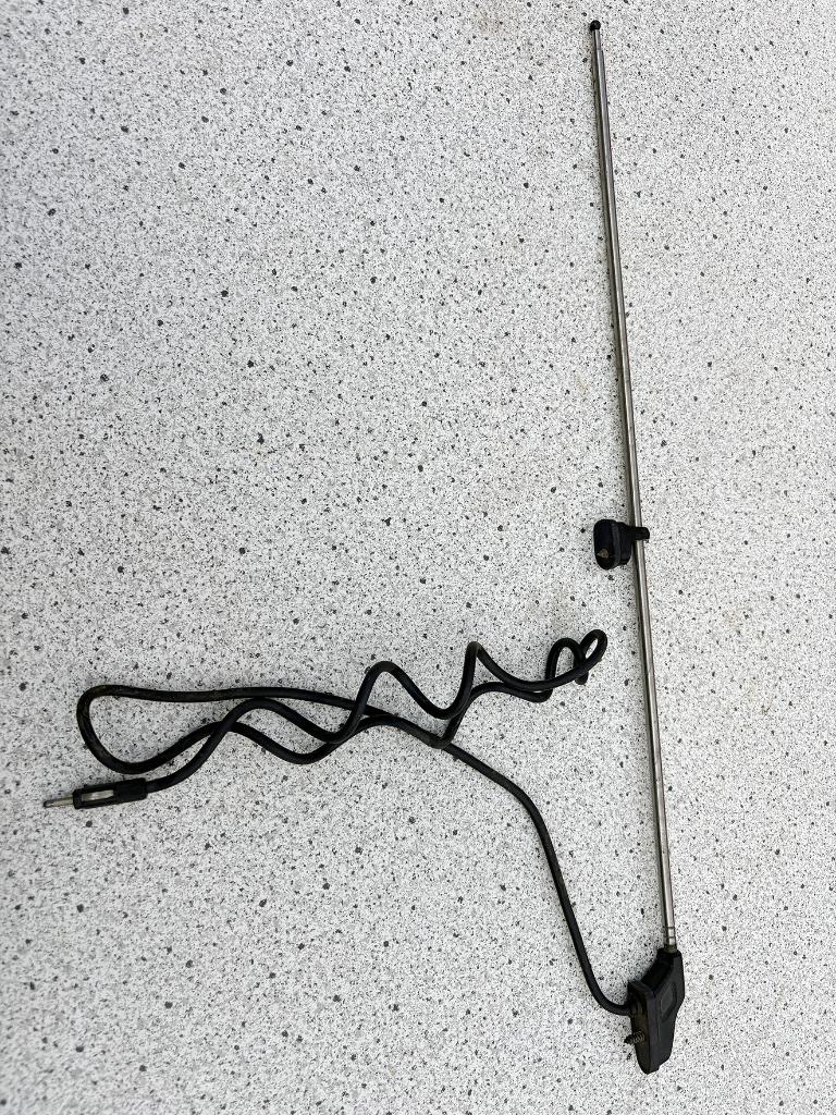 oldtimer autoradio telescoop antenne driedelig, Ophalen of Verzenden, Zo goed als nieuw