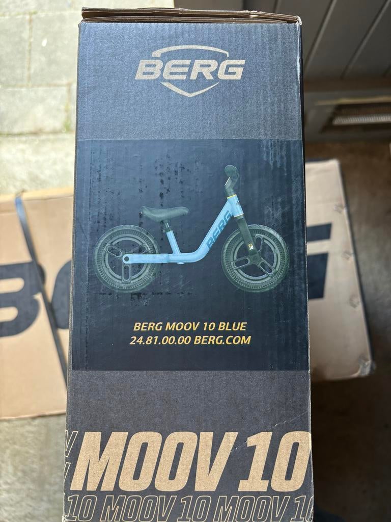 BERG Moov 10 Loopfiets Blauw - Nieuw in doos, Fietsen en Brommers, Fietsen | Kinderfietsjes, Ophalen, Nieuw, 16 tot 20 inch