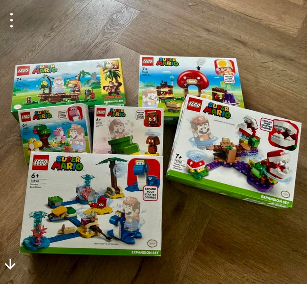 Lego mario (meerdere sets), Ophalen of Verzenden, Zo goed als nieuw