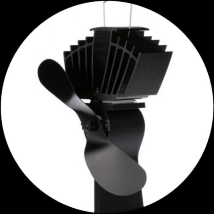 Kachelventilator voor houtkachel, Ophalen, Zo goed als nieuw