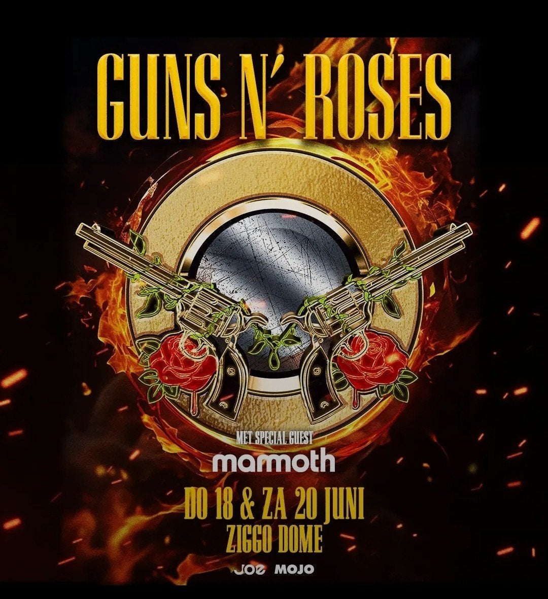 Guns 'n Roses Ziggo Dome 18/6/26 zitplaats, Tickets en Kaartjes, Concerten | Rock en Metal, Eén persoon, Hard Rock of Metal