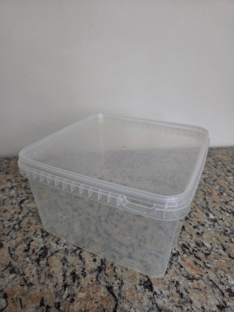 Plastic opbergbakken vierkant, Ophalen of Verzenden, Zo goed als nieuw