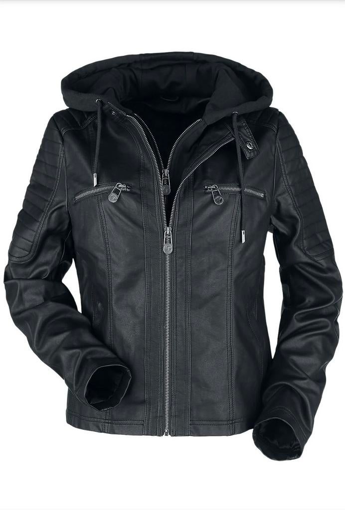 Jack kunstleer bikerjack, Kleding | Dames, Overige Dameskleding, Gedragen, Ophalen of Verzenden