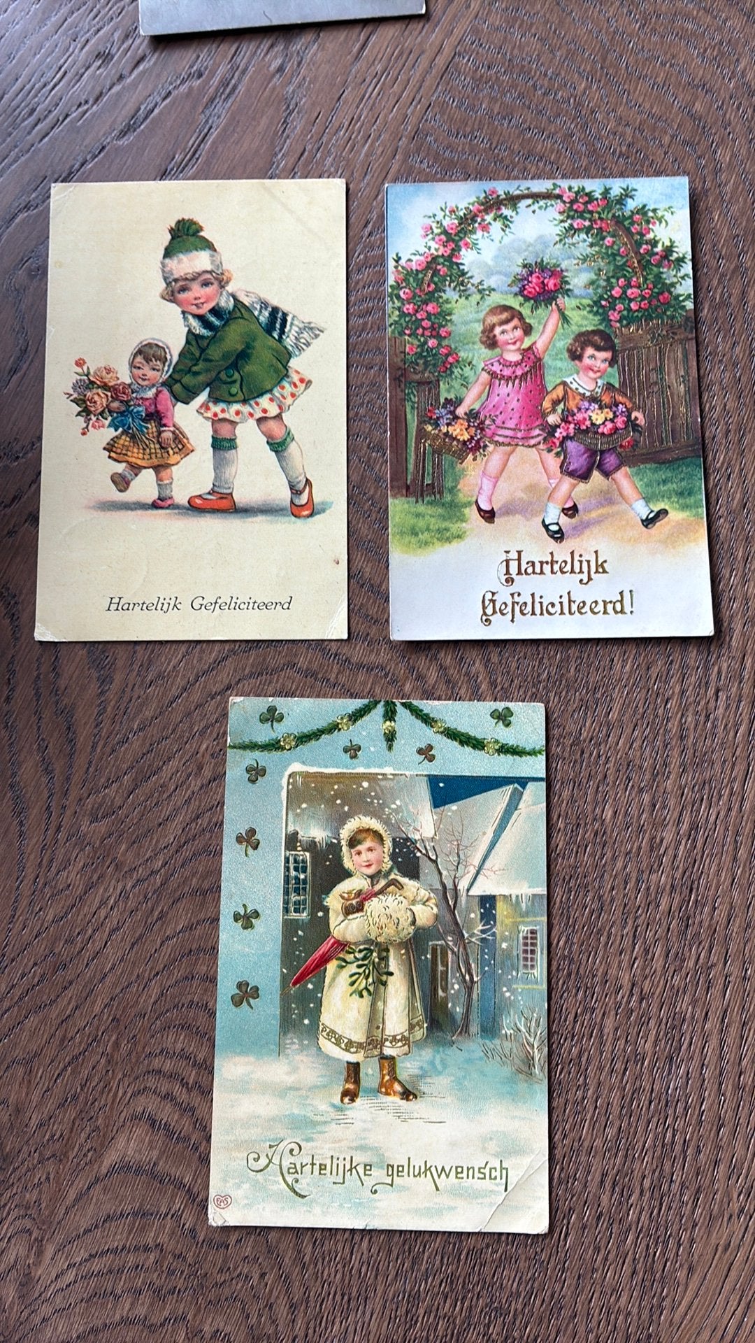 Gefeliciteerd. Kinderkaarten., Ophalen of Verzenden, Gelopen