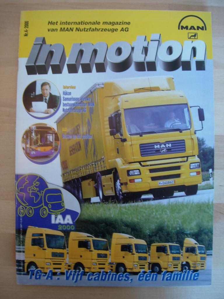 MAN Diesel In Motion Magazine 2000 – TGA L2000 M2000, MAN Diesel, Ophalen of Verzenden, Zo goed als nieuw, Overige merken