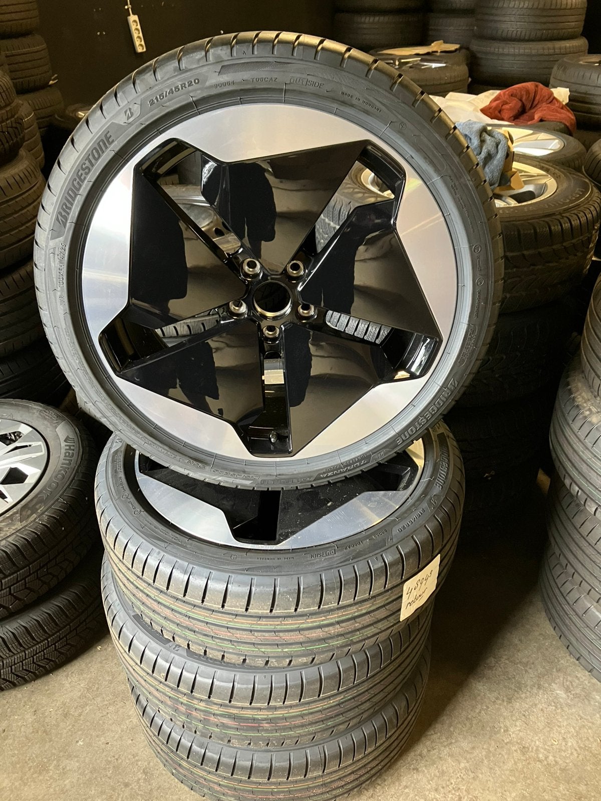 20 inch originele VW ID-3 Sanya velgen met zomerbanden DEMO, Auto-onderdelen, Volkswagen, 215 mm, Velg(en), Nieuw
