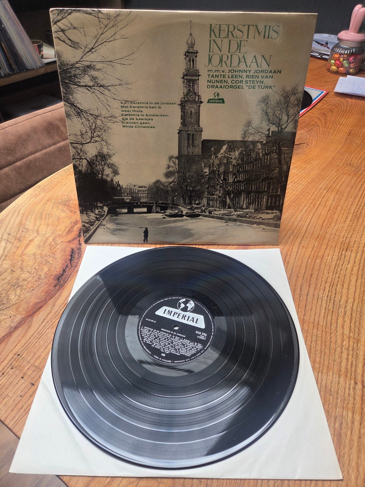 Kerstmis in de Jordaan - Johnny Jordaan LP (1966), LP, Gebruikt, Overige genres, Originele persing