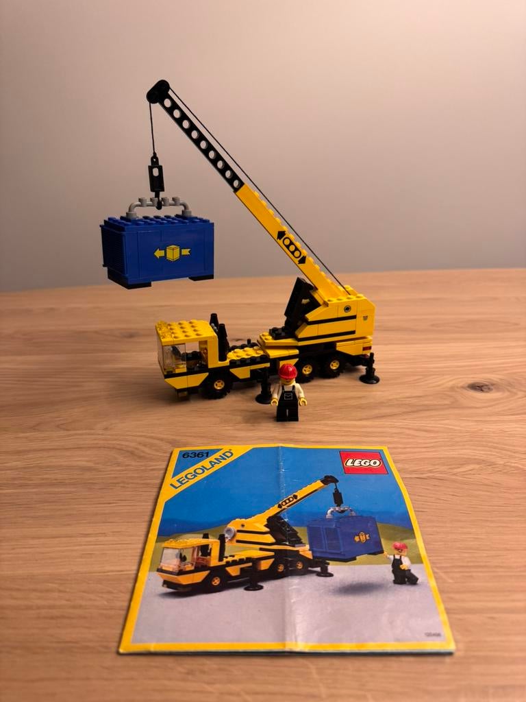 LEGO set 6361 Mobile Crane (1), Kinderen en Baby's, Speelgoed | Duplo en Lego, Zo goed als nieuw, Lego, Complete set, Compleet