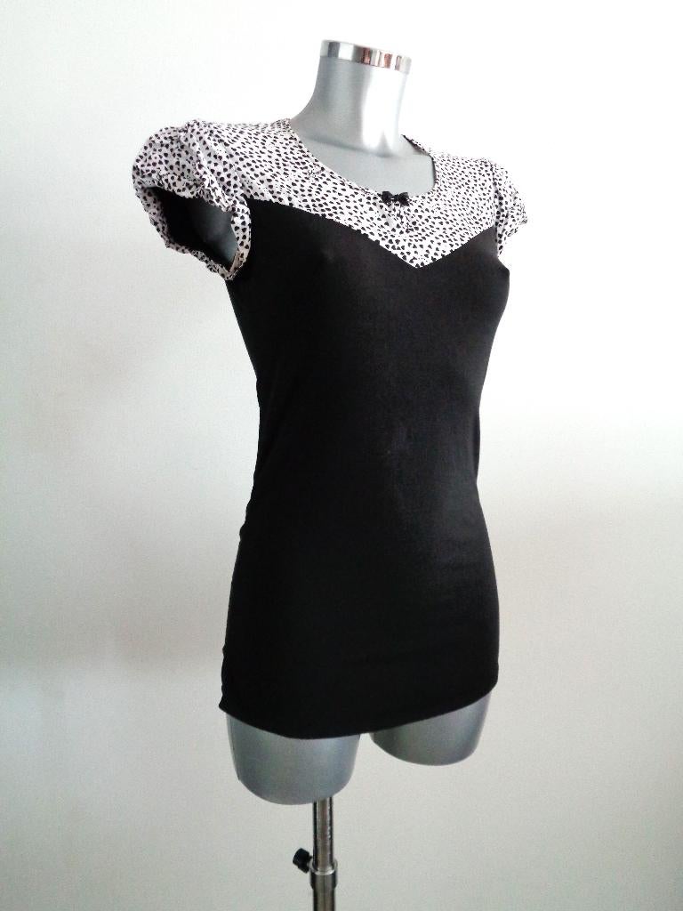 Fornarina shortsleeve IT44-NL38 origineel, Maat 38/40 (M), Verzenden, Zwart, Fornarina