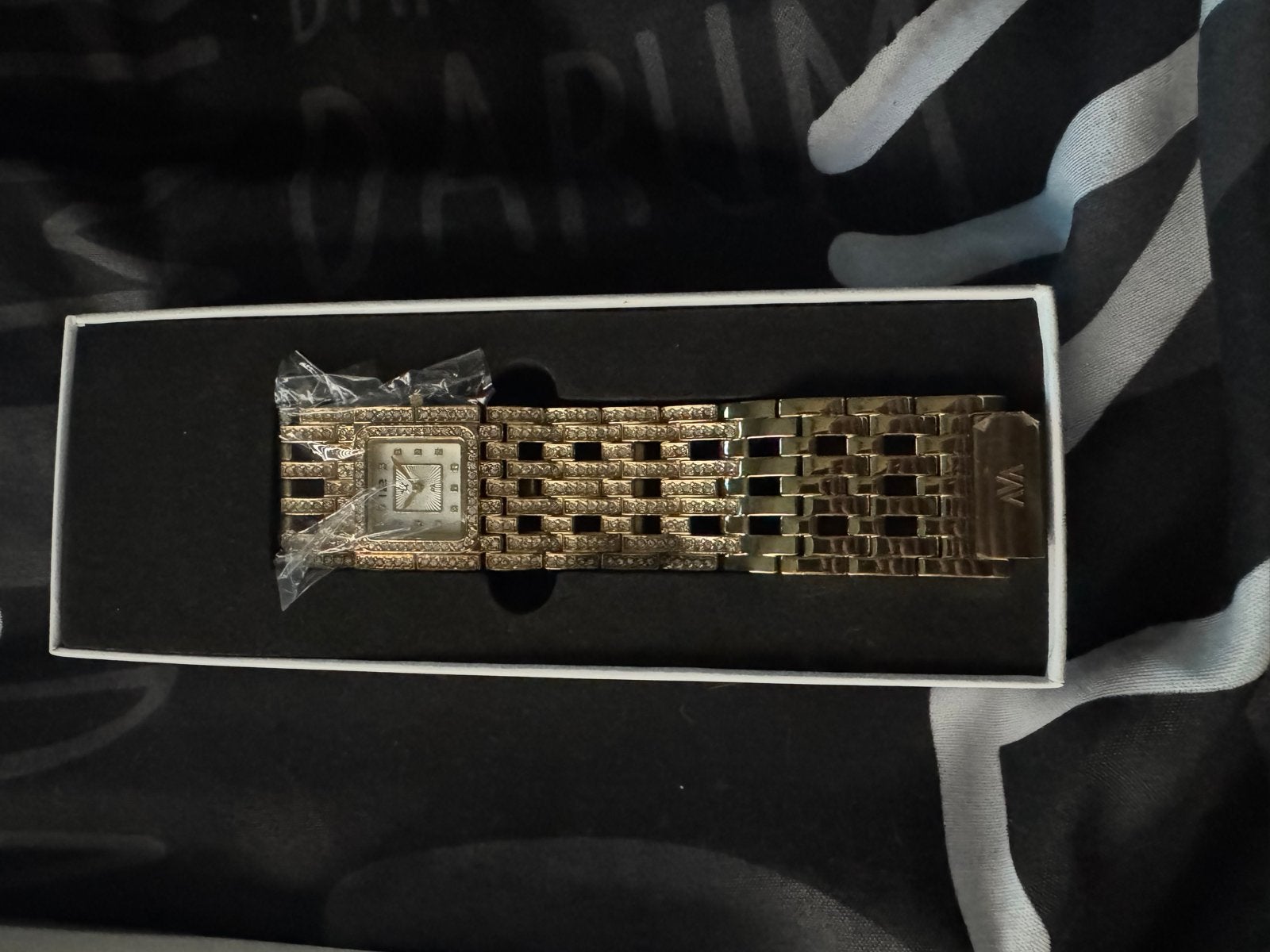 Mr.O by AVA Queen B Guld Lysa Horloge met Strass, Overige merken, Overige materialen, Polshorloge, Nieuw