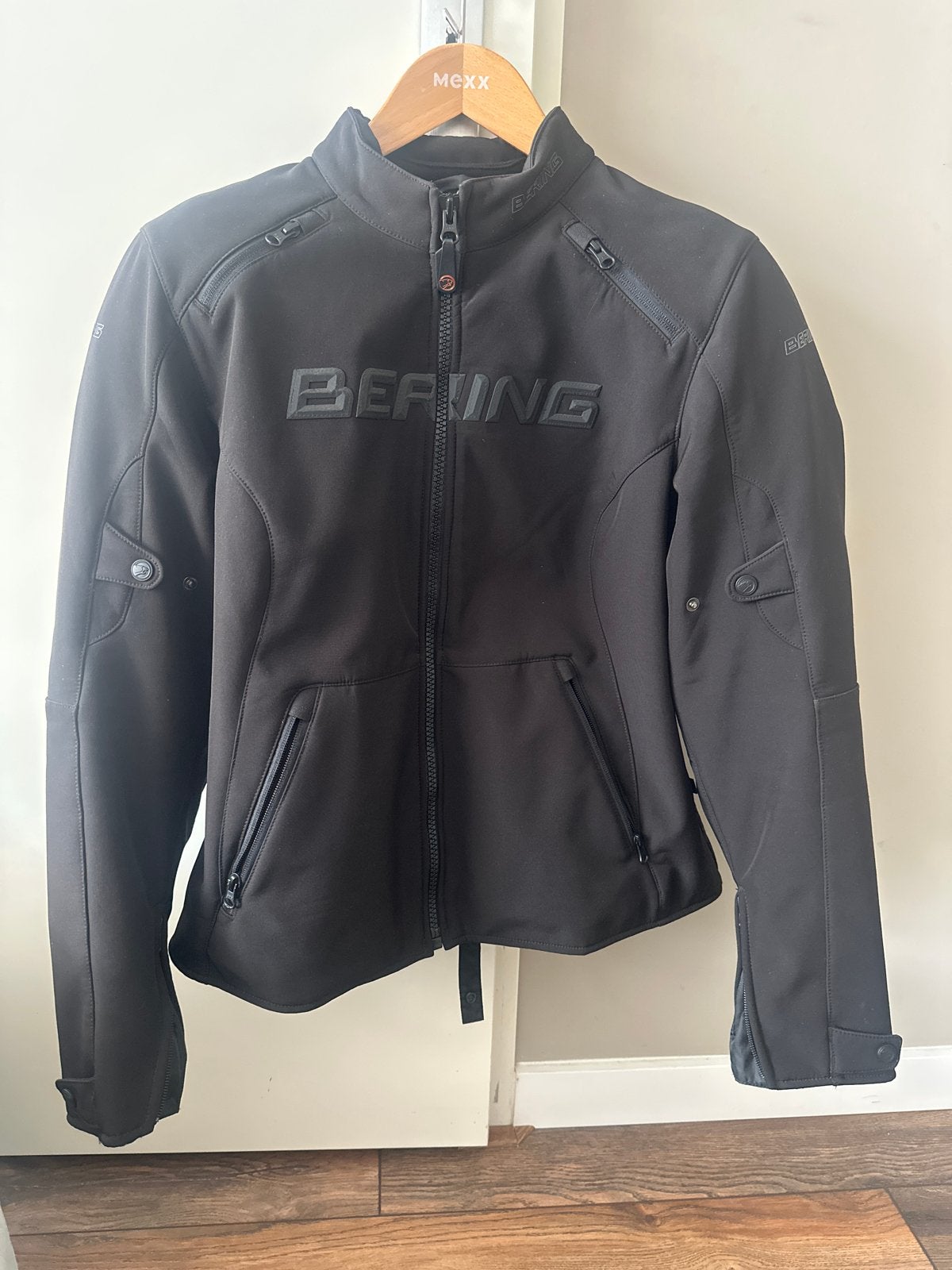 Bering motorjas dames - Zwart textiel XL, Ophalen of Verzenden, Tweedehands, Dames, Jas | textiel