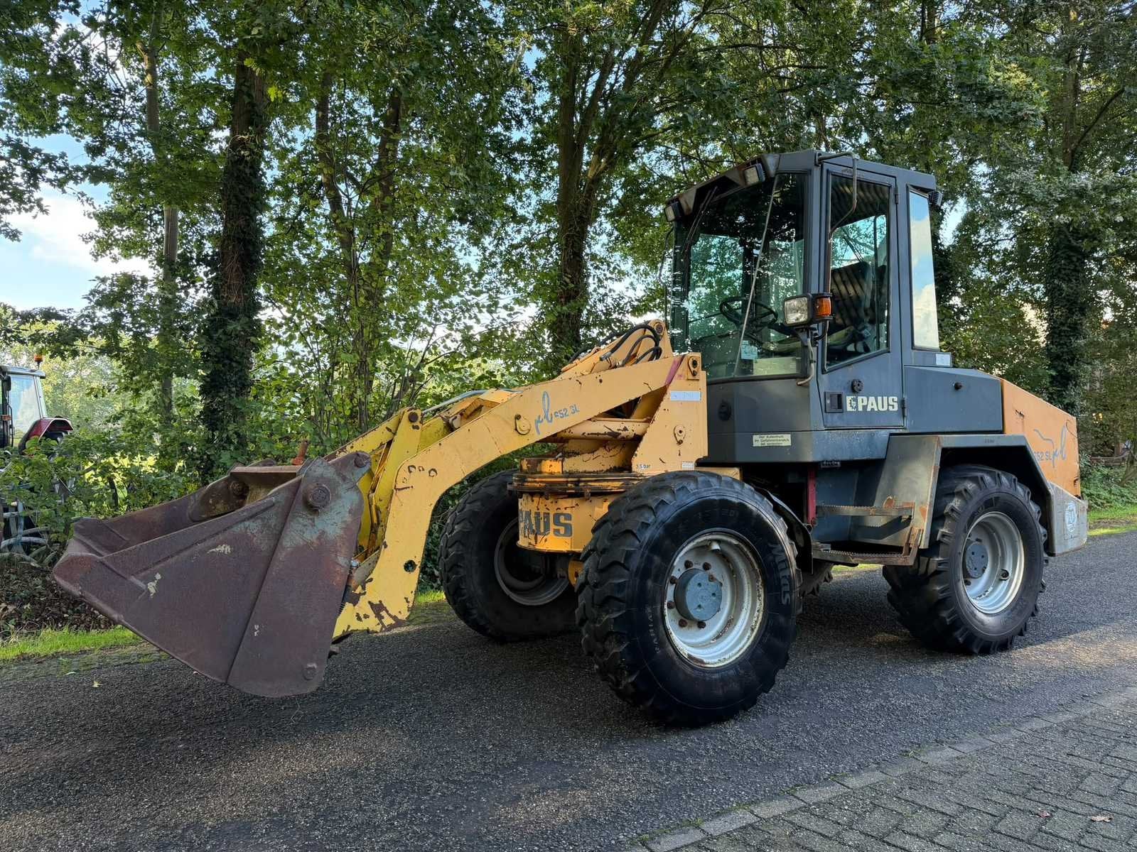 1995 Paus 652 SL Shovel, Wiellader of Shovel