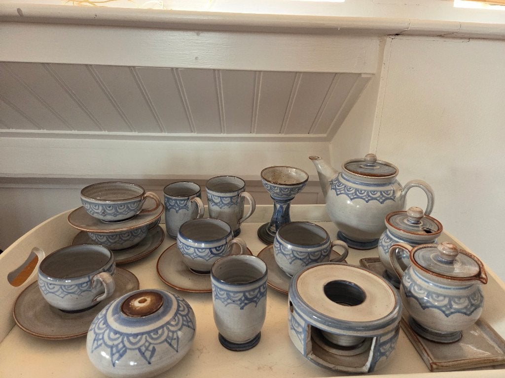 Origineel theeservies Atelier De Vuurvogel Milsbeek, Antiek en Kunst, Ophalen