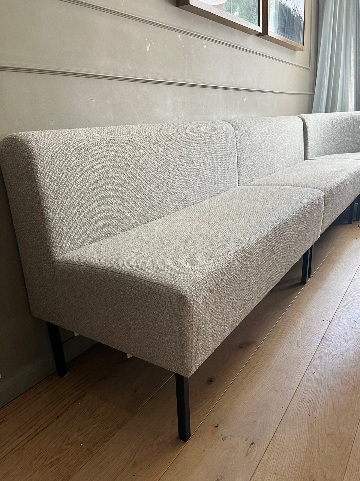 House Doctor Tweezitter eetkamertafel naturel, Ophalen, Zo goed als nieuw, Tweepersoons, 120 cm