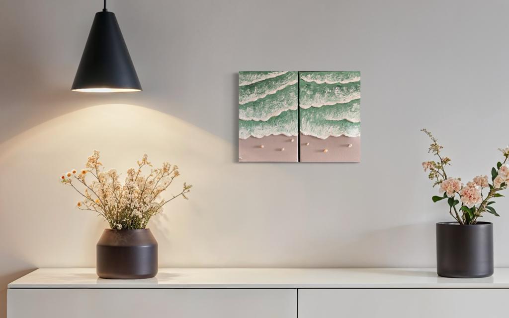 De zee, Antiek en Kunst, Kunst | Schilderijen | Abstract, Ophalen of Verzenden