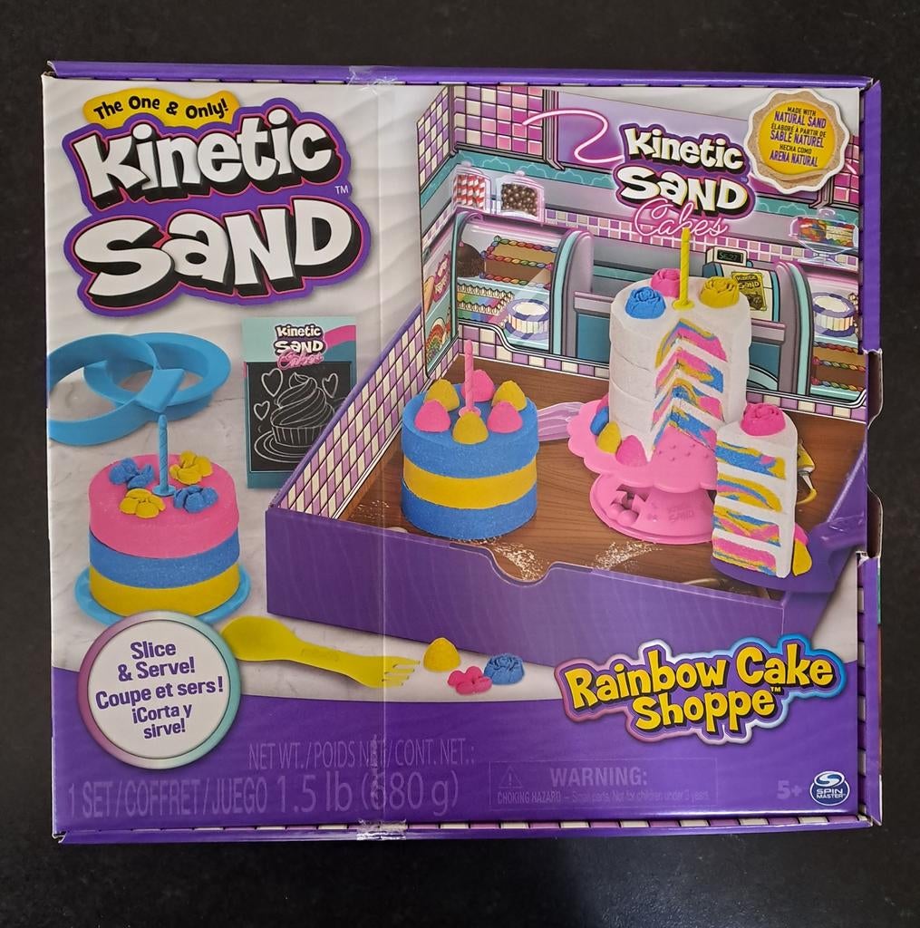 Kinetic Sand Rainbow Cake Shoppe - Nieuw!, Kinderen en Baby's, Speelgoed | Educatief en Creatief, Ophalen of Verzenden, Nieuw
