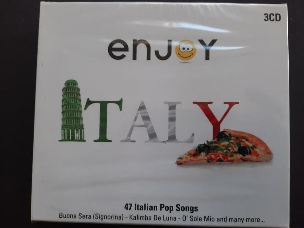 Enjoy Italy - 47 Italiaanse Pop Songs (3CD Boxset), Ophalen of Verzenden, 1970 - 1979, Nieuw in verpakking, Boxset