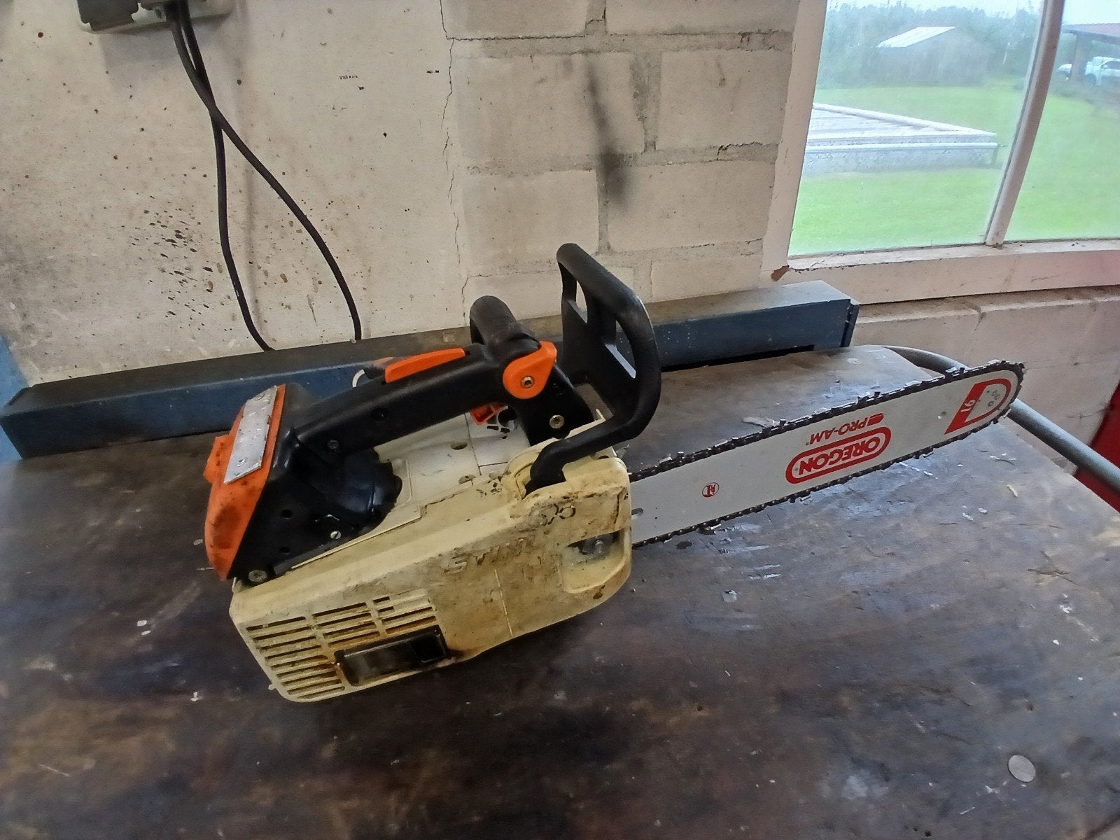 stihl ms200T, Ophalen of Verzenden, Gebruikt, Benzine
