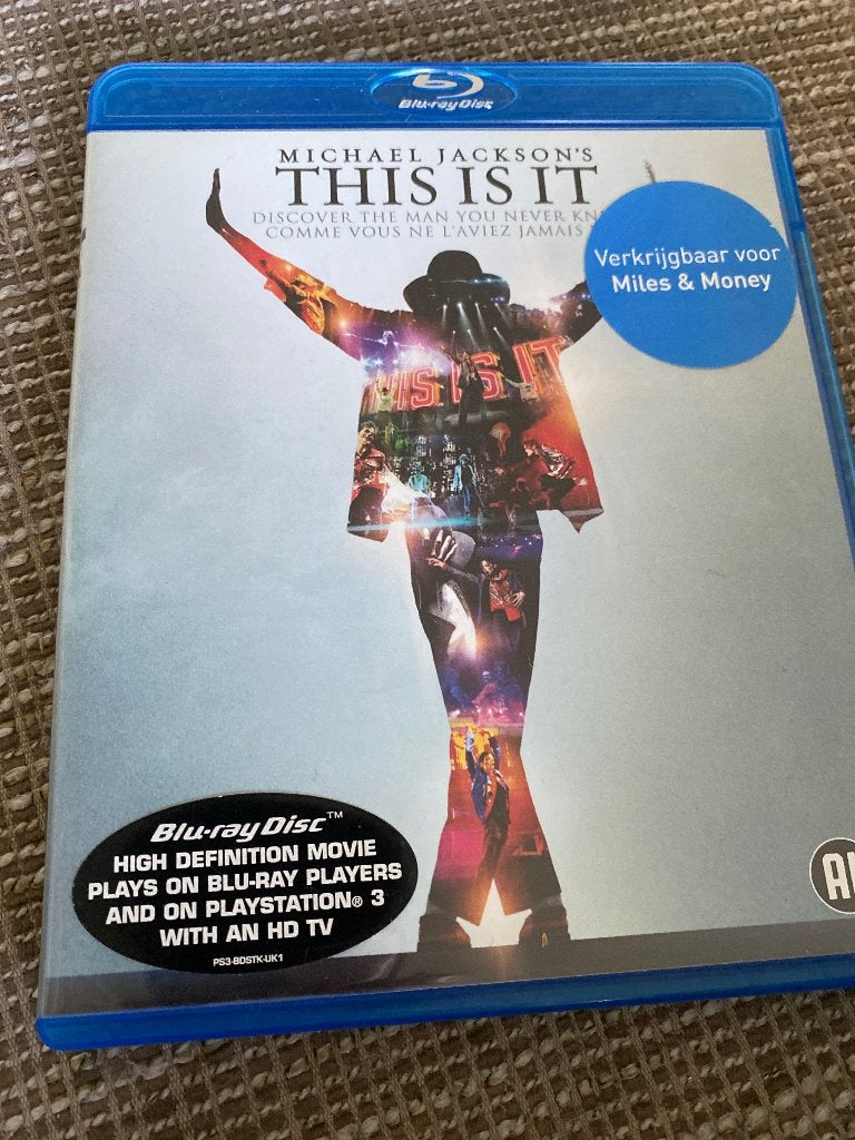 Michael Jackson's This Is It - Blu-ray, Cd's en Dvd's, Blu-ray, Muziek en Concerten, Engels, Alle leeftijden, Film