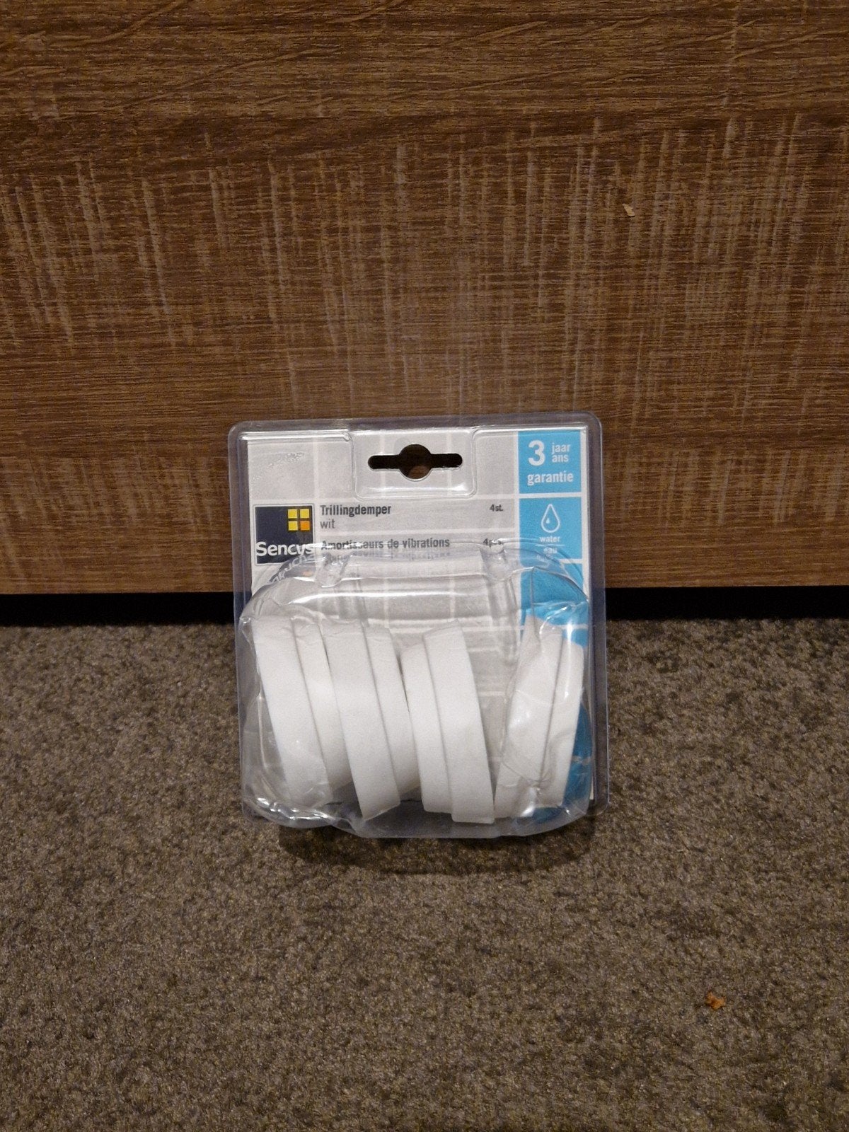 Witte Trillingsdempers voor Wasmachine/Droger (4 st.), Ophalen of Verzenden, Nieuw