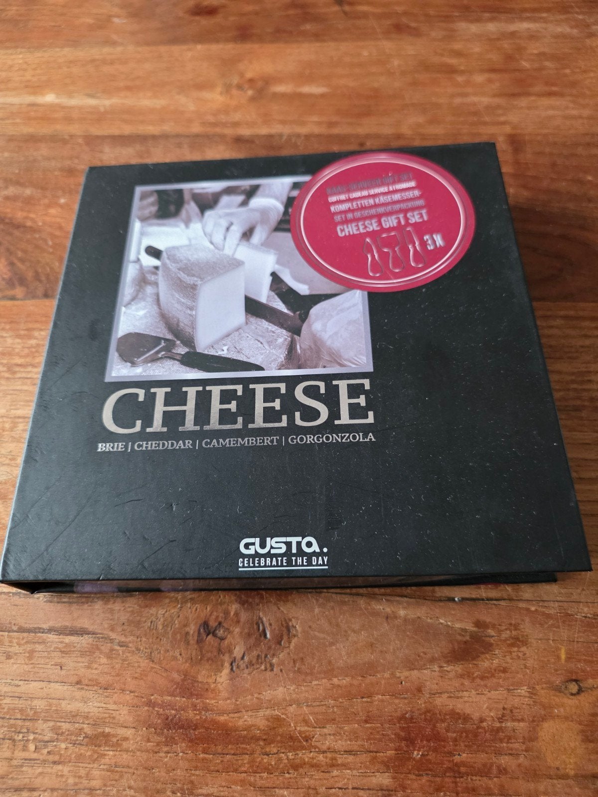 Gusta Kaasmesjes Set - 3-delig, Los bestek, Nieuw, Overige merken, Hout