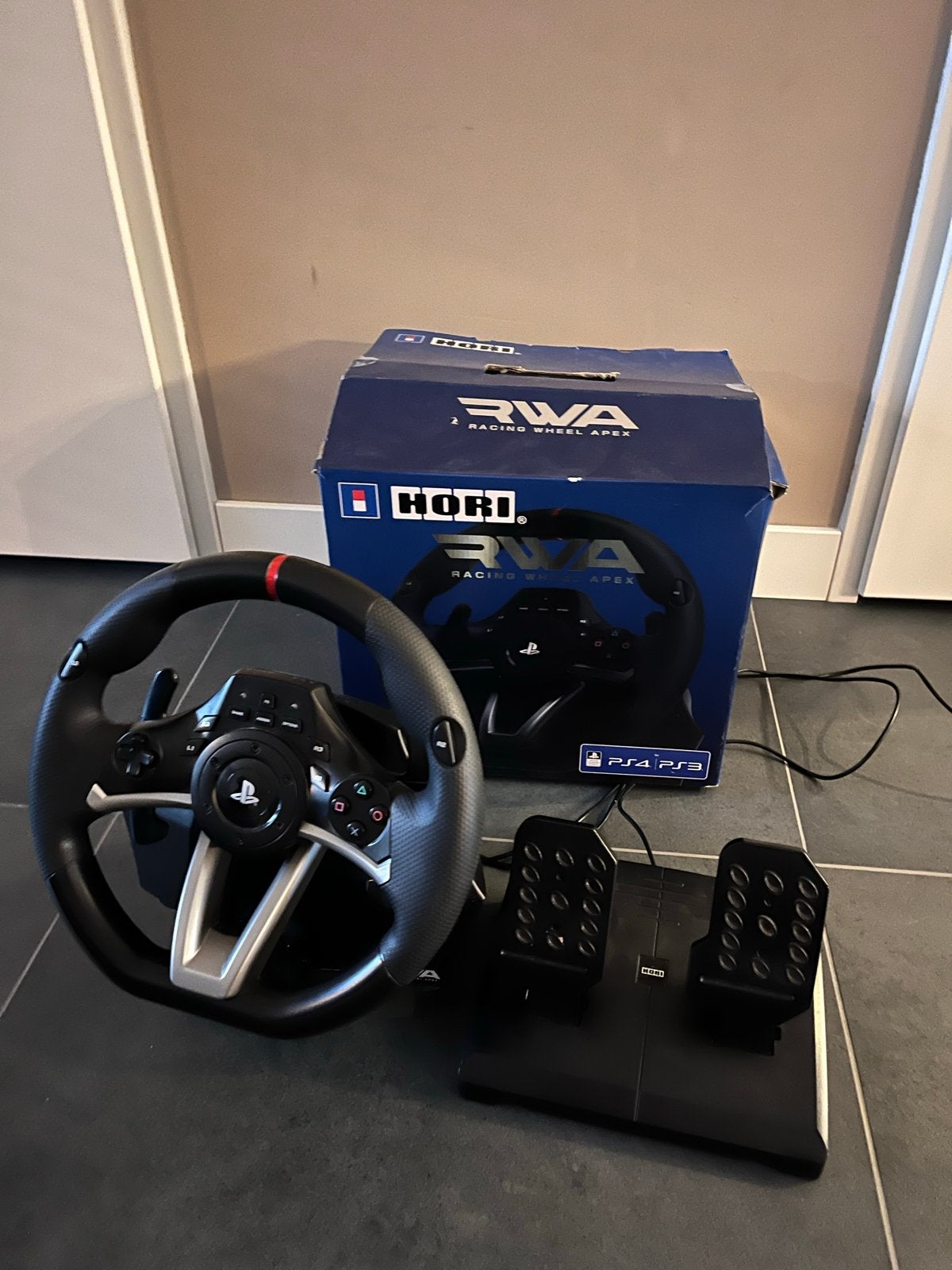 Hori RWA Racing Wheel Apex voor PS4/PS3/PC, Ophalen of Verzenden, Zo goed als nieuw, Stuur of Pedalen, PlayStation 4