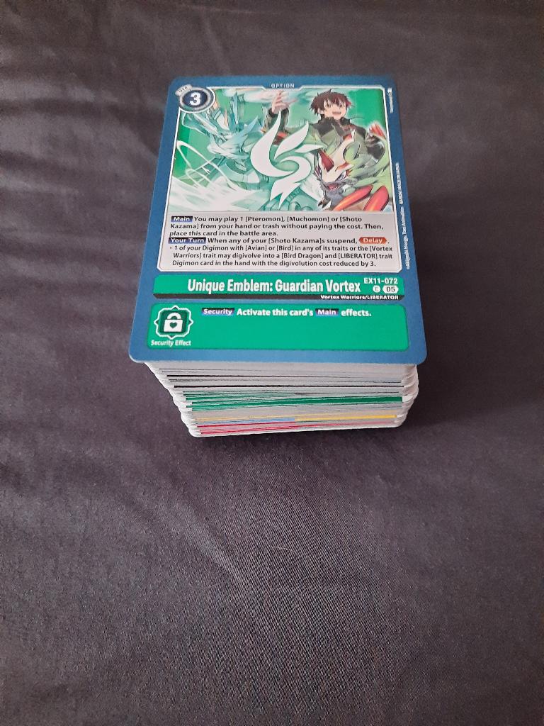 Set Digimon TCG kaarten - EX11, Ophalen of Verzenden, Zo goed als nieuw, Meerdere kaarten, Foil