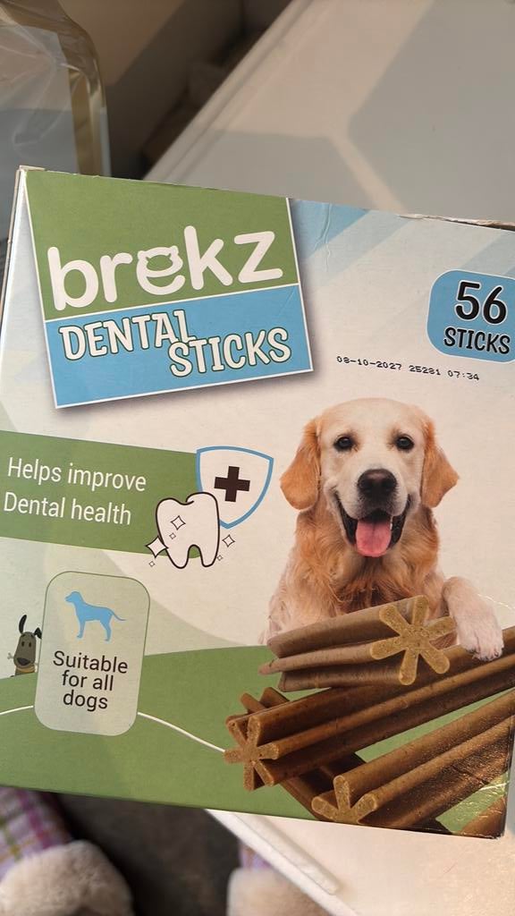 Nieuw in doss Brekz dental sticks medium, Ophalen of Verzenden, Hond
