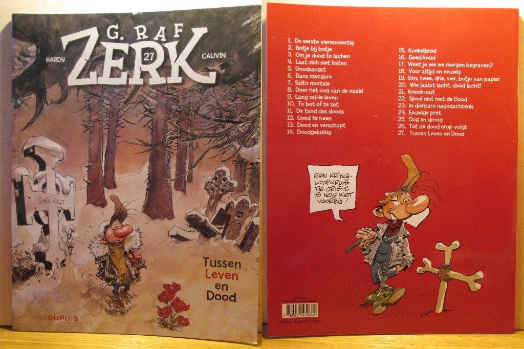 G. Raf Zerk 27 - Tussen Leven en Dood (SC), Boeken, Eén stripboek, Ophalen of Verzenden, Nieuw, Hardy + Cauvin