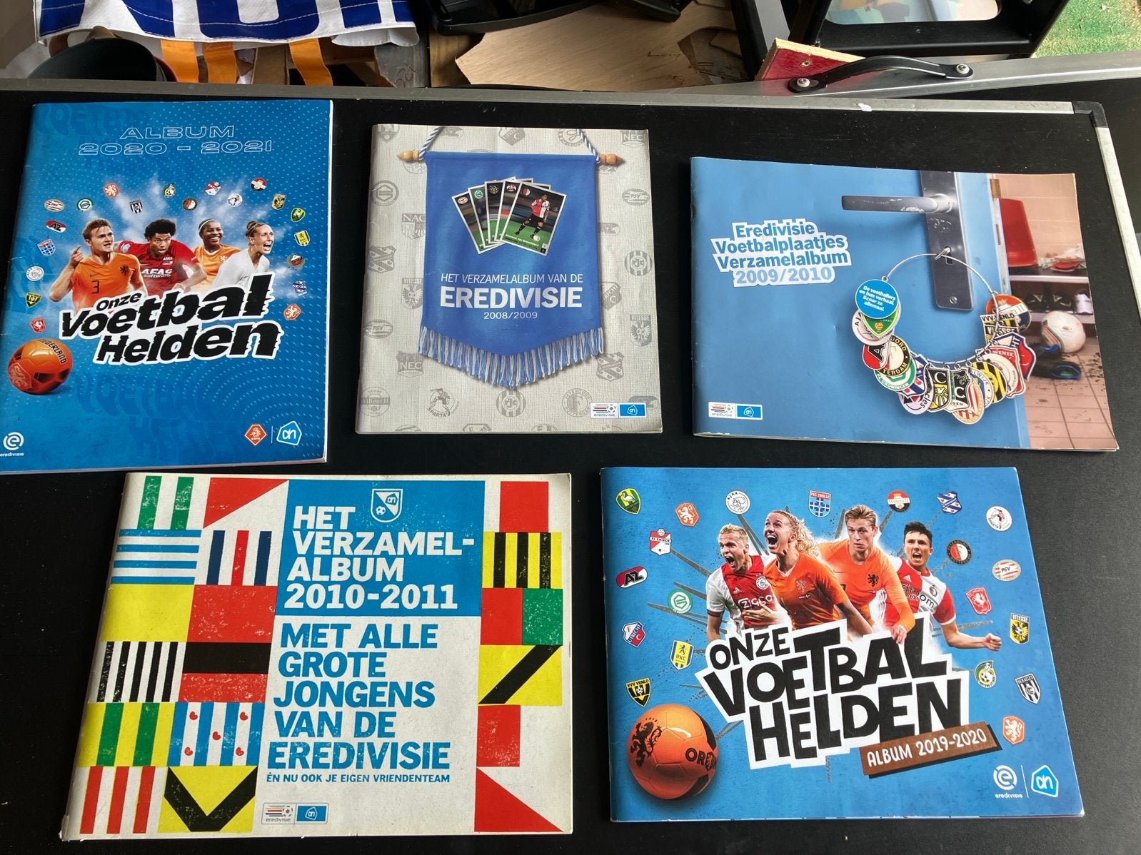 Voetbalplaatjes albums Eredivisie en Voetbalhelden, Ophalen of Verzenden, Gebruikt, Overige binnenlandse clubs, Boek of Tijdschrift