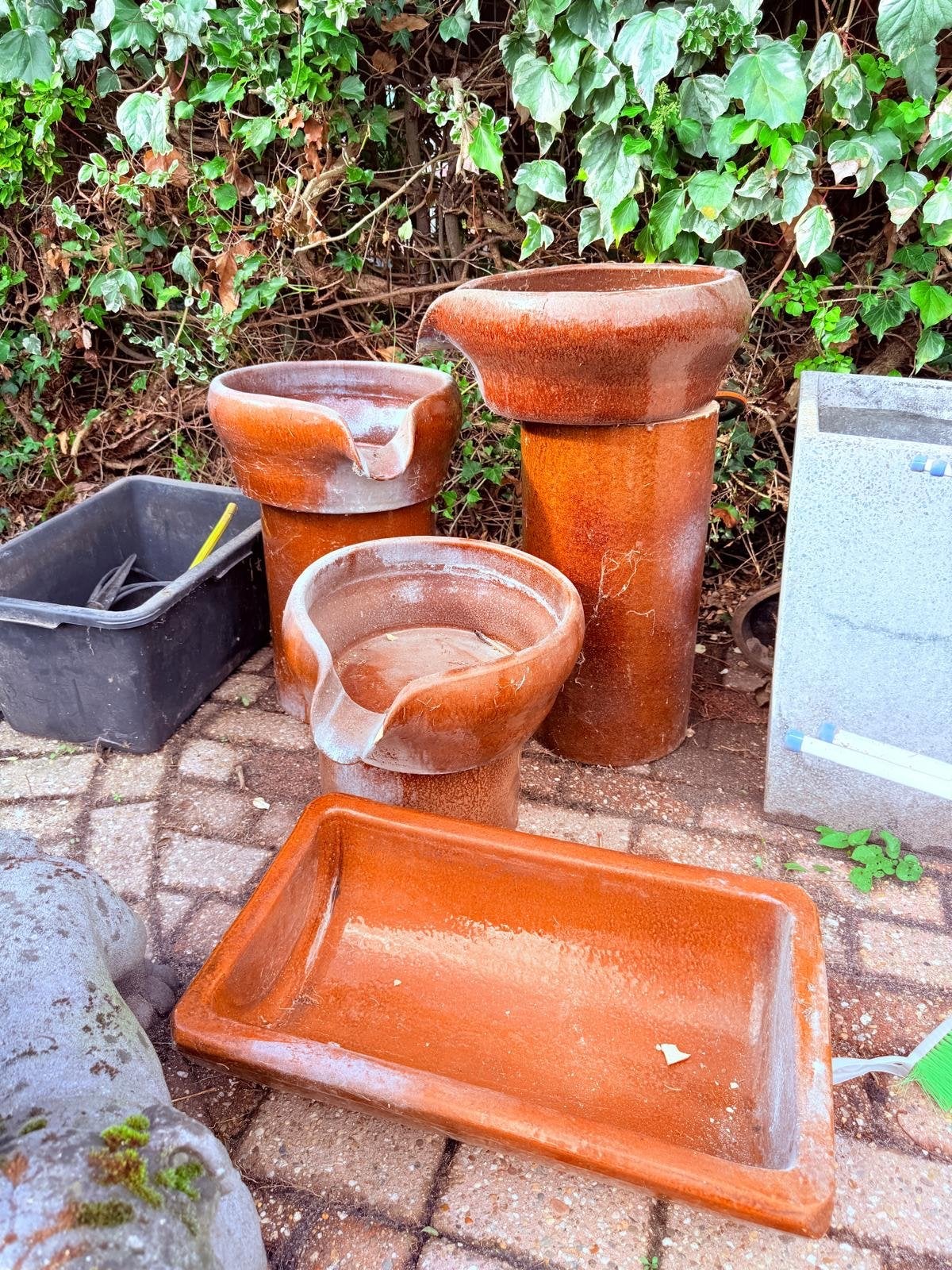 Waterval / waterpartij inclusief pomp, Ophalen, Gebruikt, Overige materialen, Waterval