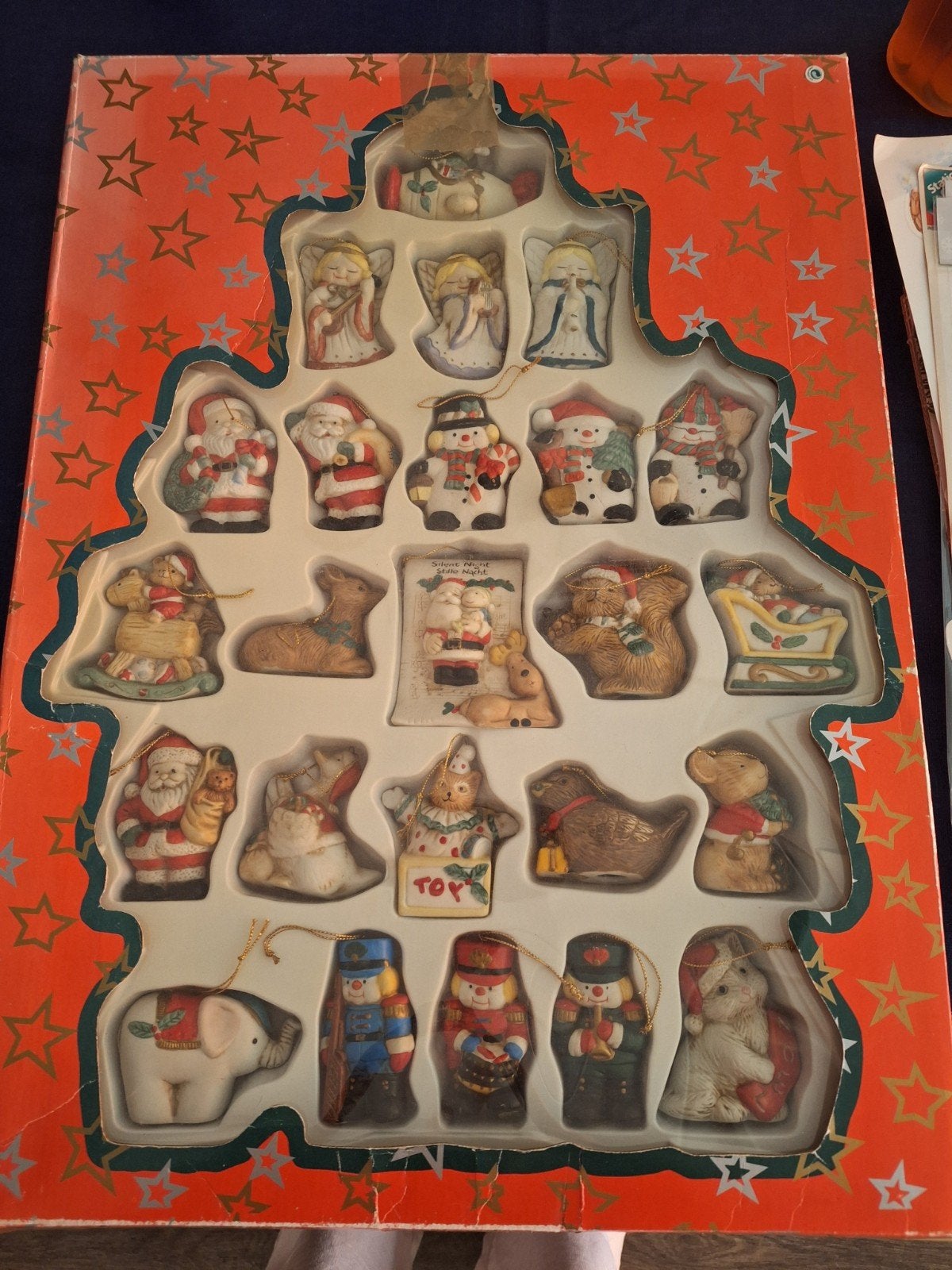 Kerstspullen. Vintage Porcelein., Verzamelen, Ophalen, Gebruikt
