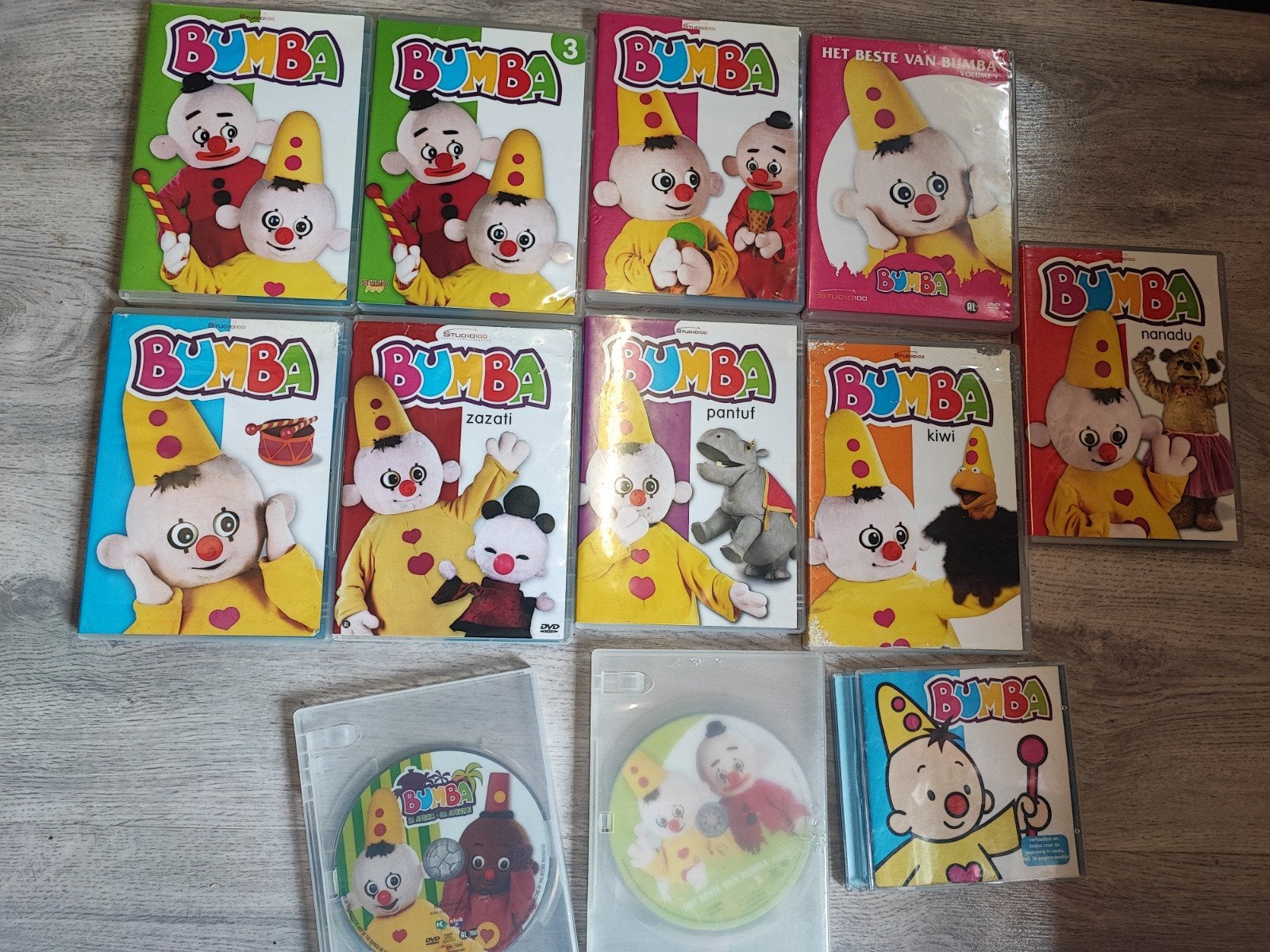 Bumba dvd's + cd, Gebruikt, Animatie, Alle leeftijden, Tv-serie