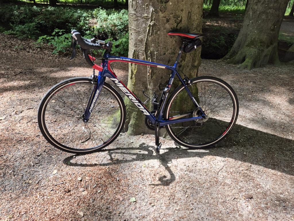 Merida Scultura 4000 racefiets - weinig kilometers, Fietsen en Brommers, Fietsen | Racefietsen, 28 inch, Carbon, Velgrem, Zo goed als nieuw