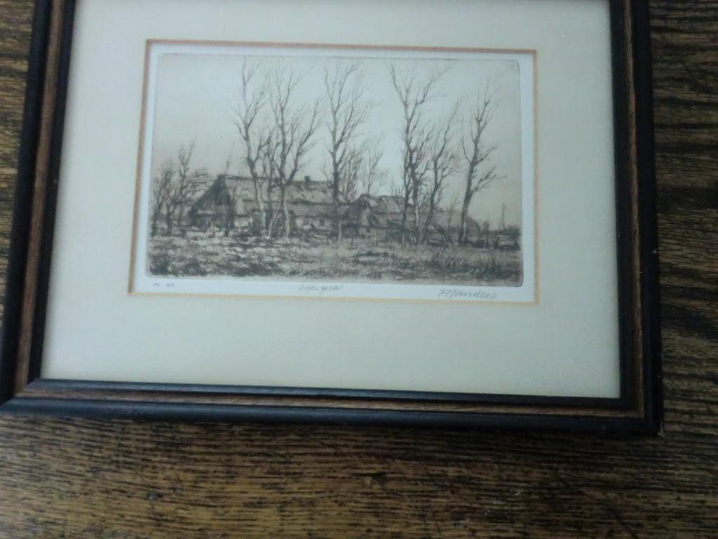 pen tekening van FRANS MANDERS, Ophalen of Verzenden