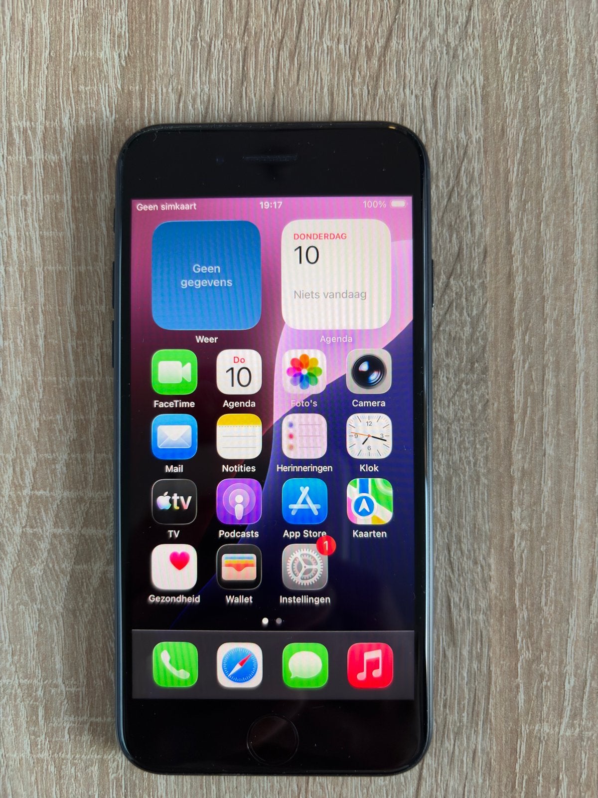 Apple iPhone SE 2022 64 GB Zwart - Zo goed als nieuw, Telecommunicatie, Verzenden, Zwart, Zo goed als nieuw, 98 %