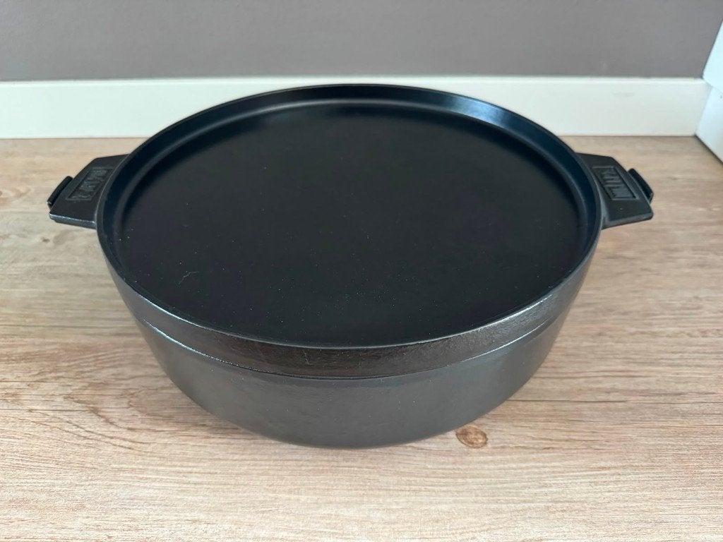 Weber Dutch Oven Duo 6,8L - Deksel ook als bakplaat, Ophalen, Zo goed als nieuw, Weber