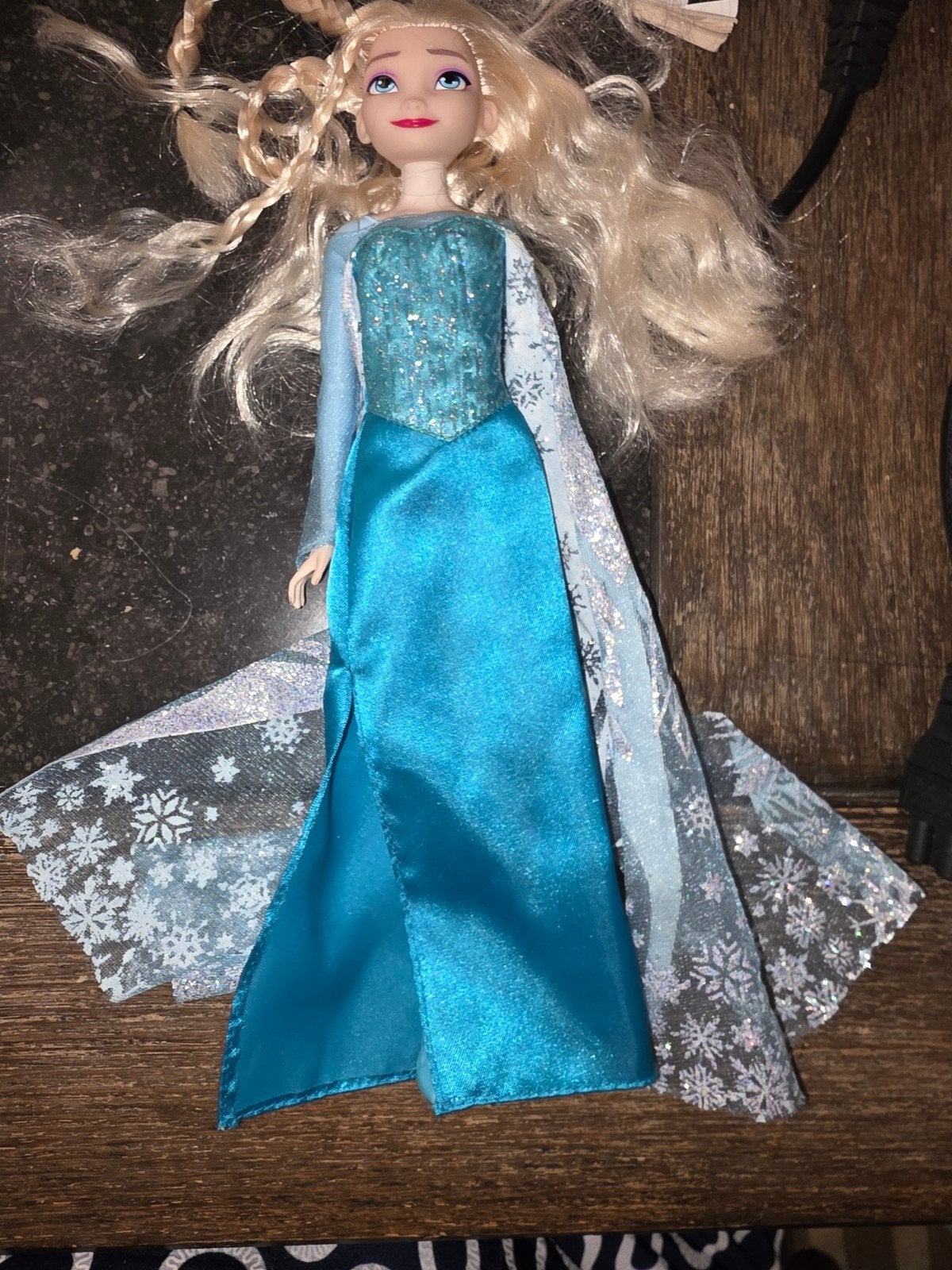 Elsa pop Frozen met jurk, Ophalen of Verzenden