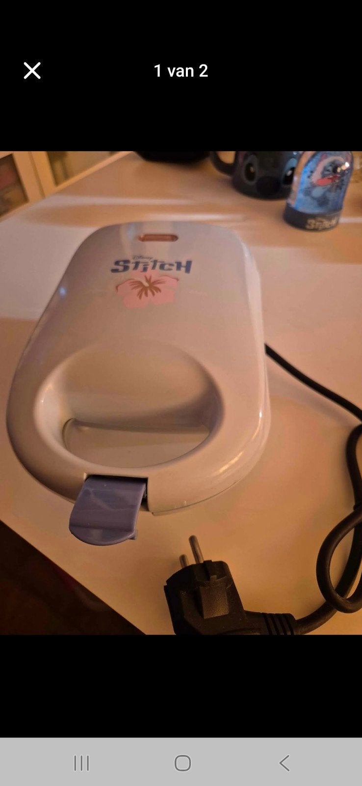 Nieuw Stitch wafelijzer - Maak de leukste wafels!, Ophalen of Verzenden, Nieuw