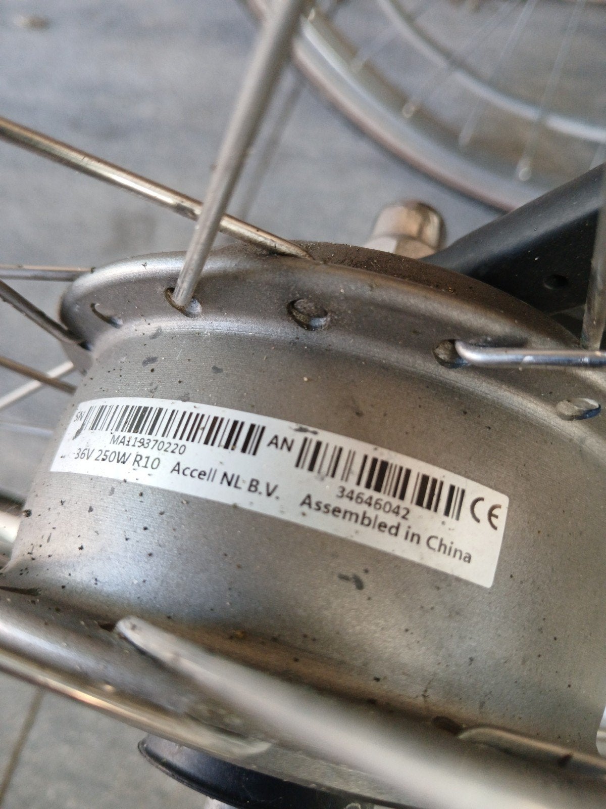 sparta voor wiel met motor, Sparta, Gebruikt, Overige materialen, Motor