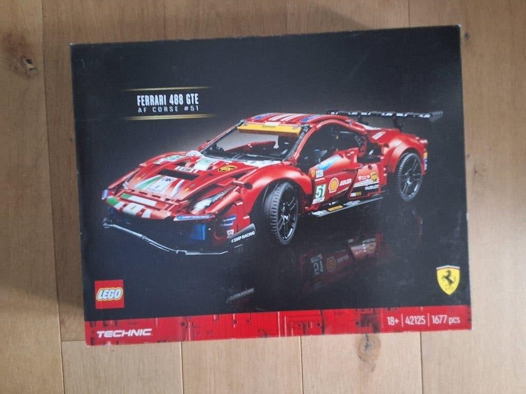 Ferrari 488 GTE “AF Corse #51” (42125), Kinderen en Baby's, Ophalen, Nieuw, Technic, Complete set