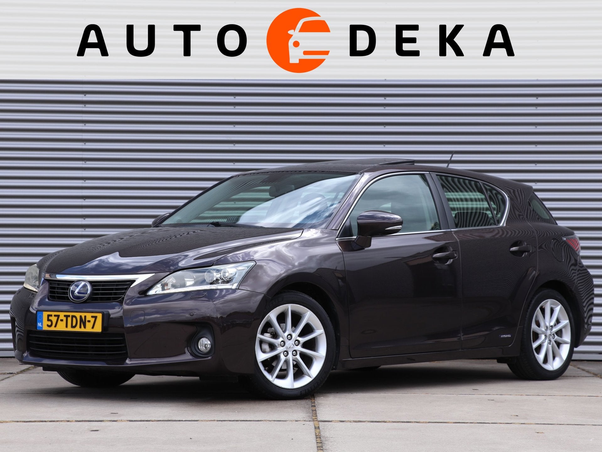 Lexus CT 200h Luxury Line *Dealeronderh.*Leder*Schuifdak*, Auto's, Euro 5, 136 pk, Gebruikt, Zwart