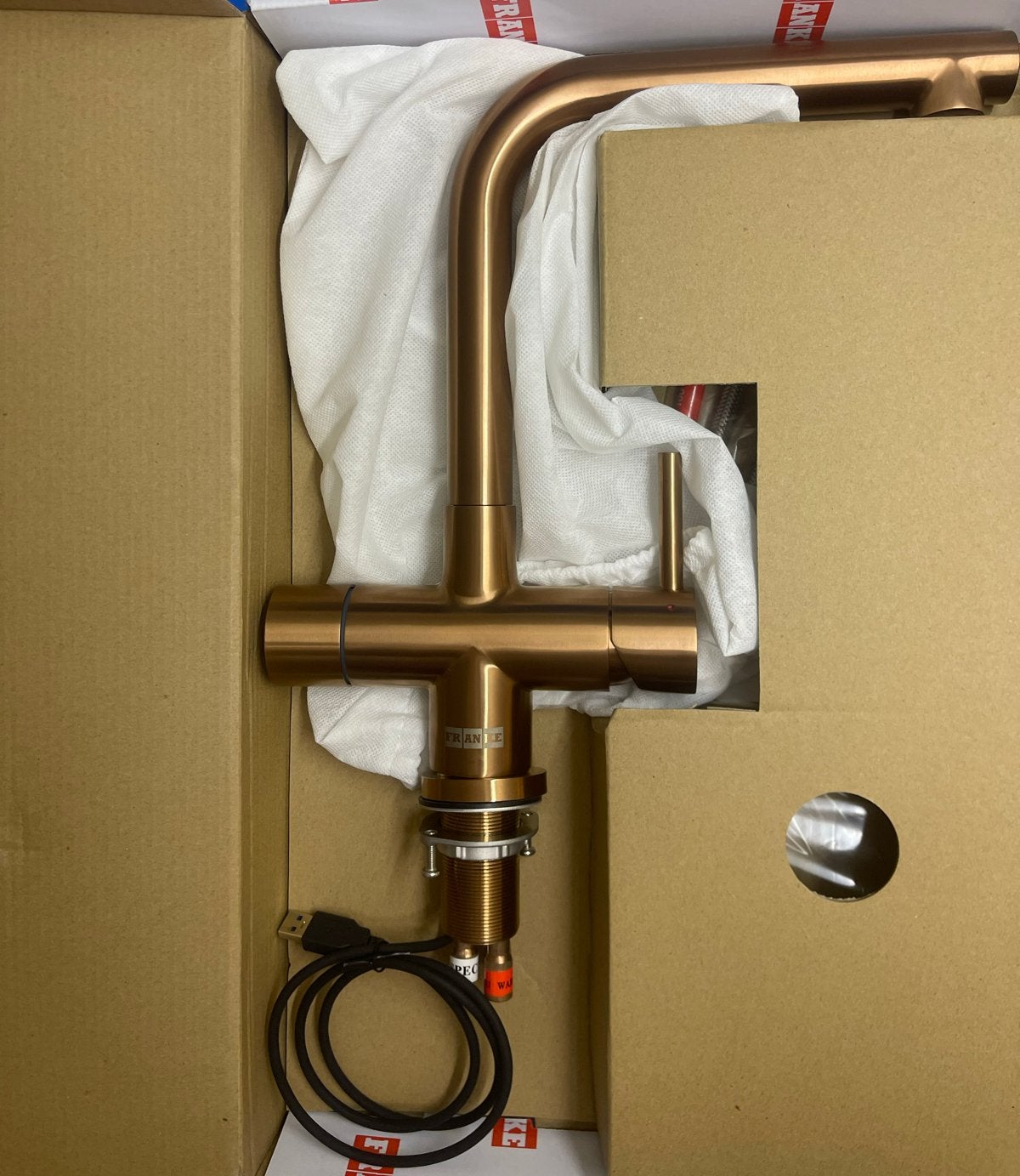 Franke Kraan Touch Mondial Industrial Copper, Overige typen, Nieuw, Ophalen of Verzenden, Metaal