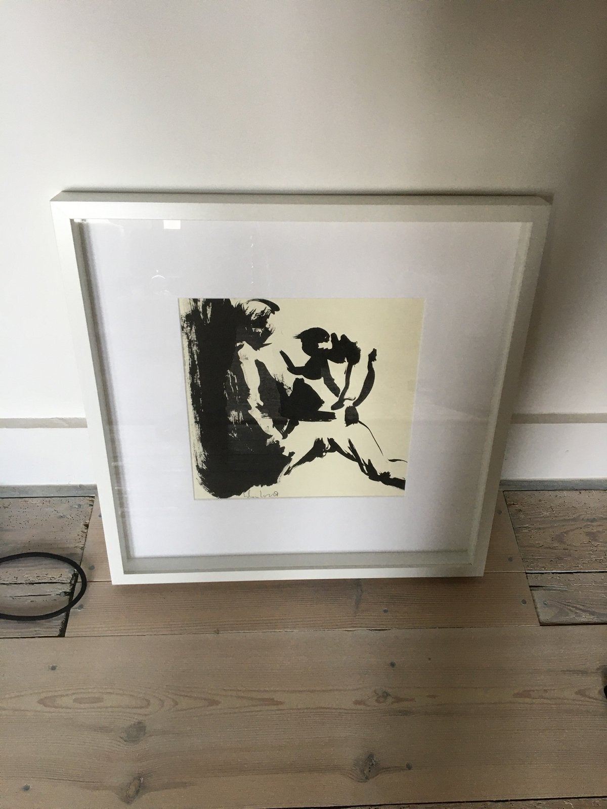 Tekening Peter Klashorst, Ophalen